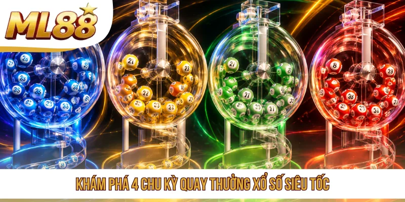 Khám phá 4 chu kỳ quay thưởng xổ số siêu tốc