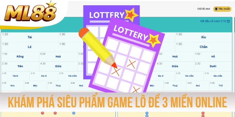 Khám phá siêu phẩm game lô đề 3 miền online